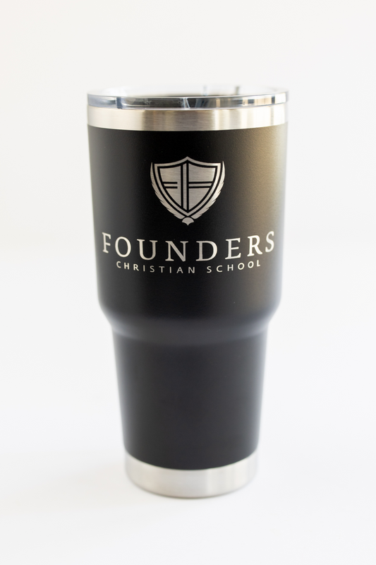 30oz Founders Logo | Black Tumbler